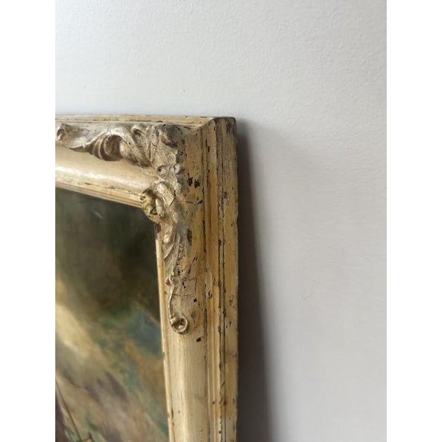 English Antique Oil on Canvas For Sale - Image 3 of 5