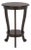 Mary Pedestal Table in Dark Chocolate For Sale