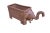 Wood Vintage Elephant Wicker Basket Planter For Sale - Image 7 of 7
