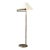 Vintage Walter Von Nessen Brass Floor Lamp With Swing Arm For Sale