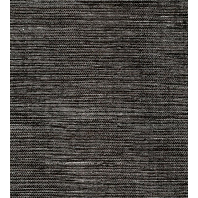 The House of Scalamandre Organic Sisal Wallcovering, Espresso For Sale