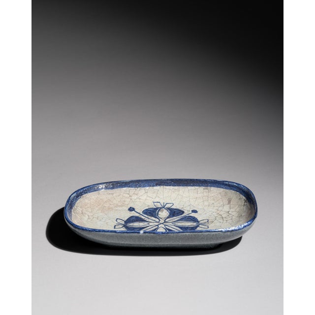 Mid-Century Modern Mid-Century Danish Ceramic Plate by Michael Andersen and Marianne Starck, Bornholm, 1960s For Sale - Image 3 of 10