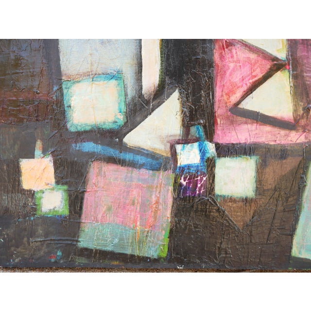 David Adickes "Go West" Colorful Modern Abstract Cubist Inspired Still Life Painting, 2010 For Sale In Houston - Image 6 of 9