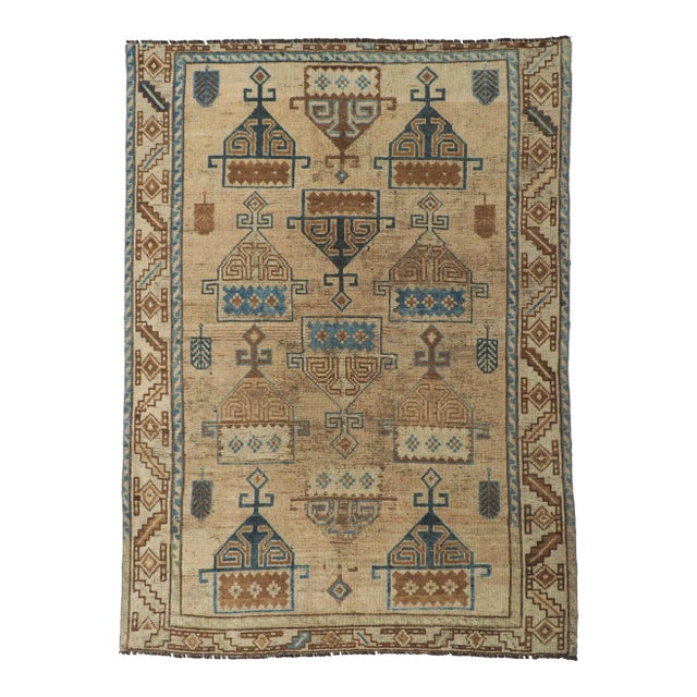 Antique Persian Shiraz Lori Rug With Tribal Style, 05'01 X 06'10 For Sale