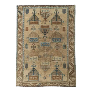 Antique Persian Shiraz Lori Rug With Tribal Style, 05'01 X 06'10