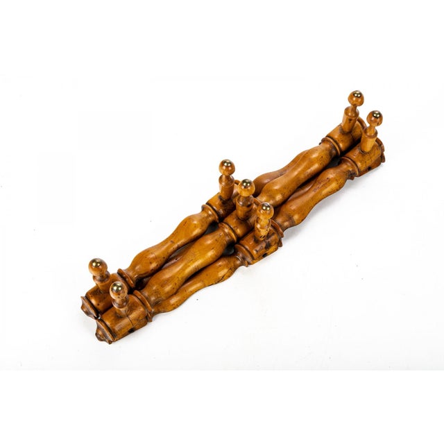 Wood Expandable Wall Coatrack For Sale - Image 7 of 10
