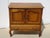 Small cabinet with a swivel top, ideal for a TV or PC screen. All oak and light oak veneer. Scalloped top with rounded...