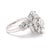 Modern 3.16ctw Diamond Cluster Ring, Platinum 100 Irid, Ring Size 6.5 For Sale - Image 3 of 8