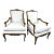Vintage French Country Style Newly Upholstered Armchairs /Pair For Sale