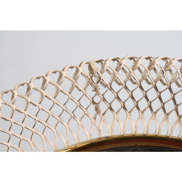 Mid-Century Modern Wall Mirror from Vereinigte Werkstätten München, Germany, 1950s For Sale - Image 9 of 10