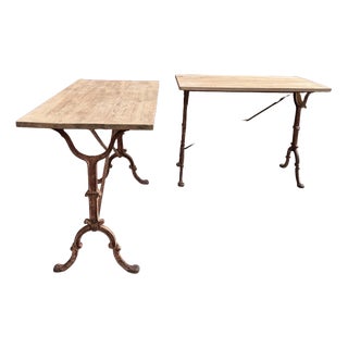 Early 20th Century Bistro Tables, Set of 2 For Sale
