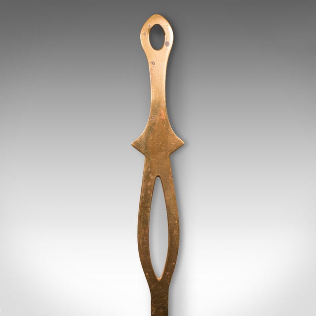 1800's Antique Chestnut Warmer For Sale - Image 6 of 8