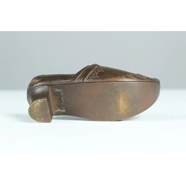 Antique Bronze Shoe-Shaped Jewelry Tray, France, Late 19th Century For Sale - Image 5 of 8