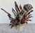 Mid-Century Modern Vintage Modern Enamel on Copper Mounted on Quartz Base Tropical Lion Fish Sculpture For Sale - Image 3 of 11