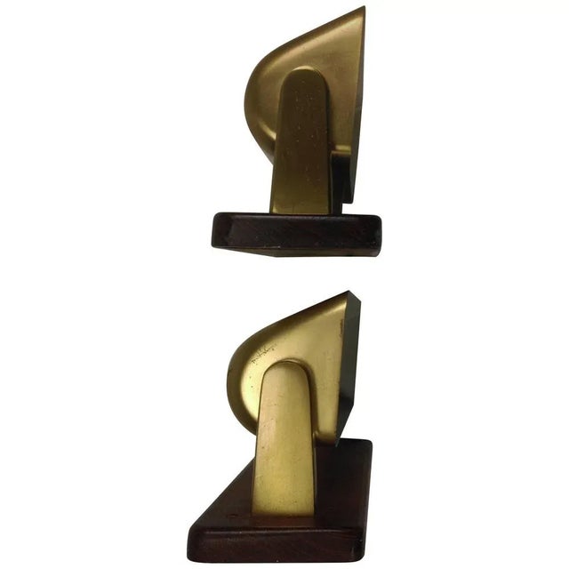 Danish Brass Wall Lamps from Lyfa, 1950s, Set of 2 For Sale - Image 6 of 6