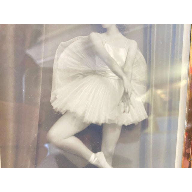 Vintage Italian Picture Frame Photos of Dancer, 1950s, Set of 2 For Sale - Image 8 of 10