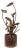 Cascading Iron Hummingbird and Leaf Fountain 42"H For Sale