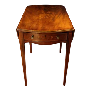 Circa 1780 English George III Inlaid Pembroke Table
