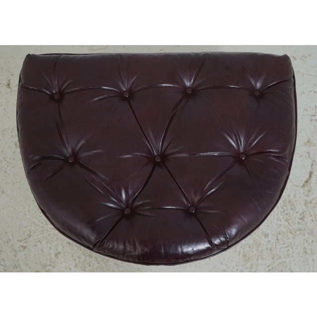 Hancock & Moore Tufted Chair & Ottoman For Sale - Image 15 of 18