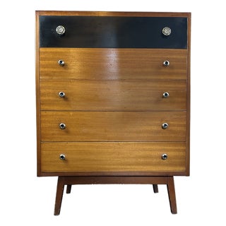 Vintage Tallboy Chest of Five from Lebus, 1950s For Sale