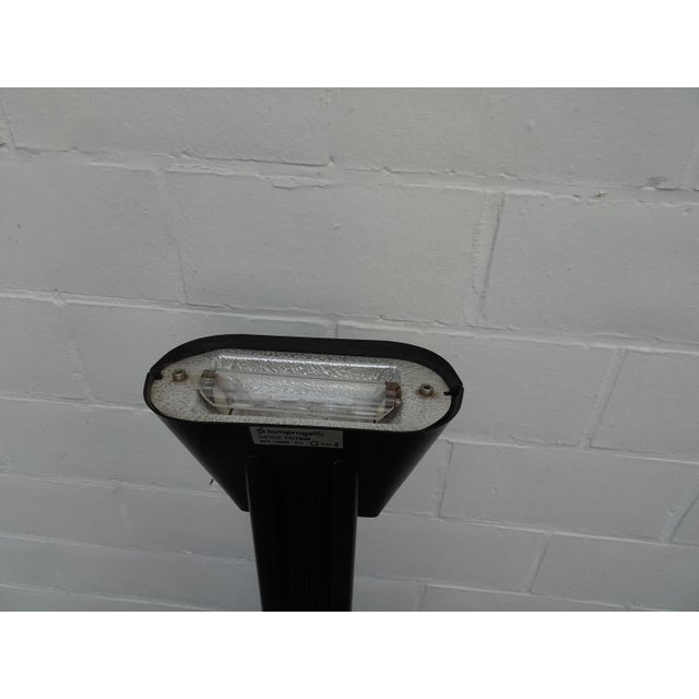 Metal Vintage Italian Black Metal Floor Lamp by Lami Progretti, 1980 For Sale - Image 7 of 18
