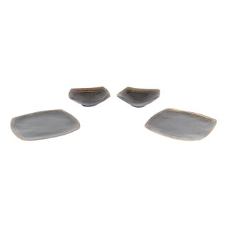 Modern Eric Jensen Studio Pottery Plates and Bowls For Sale