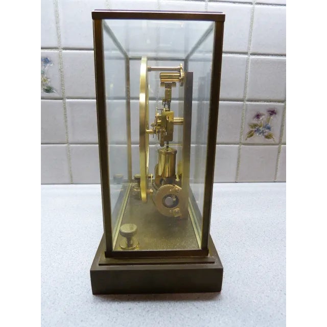 Antique electric clock with battery.