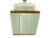 Wood Vintage Peugeot Frères French Coffee Grinder in Sage Green, Mid-20th Century For Sale - Image 7 of 14