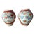 Near Pair of Antique Japanese Arita Export Ceramic Jars For Sale
