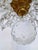 Metal Vintage Hollywood Regency Crystal Basket Chandelier For Sale - Image 7 of 10