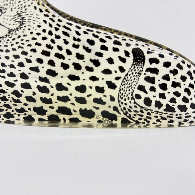 Large Mid-Century Modern Resin Leopard by Abraham Palatnik, Brazil, 1970s For Sale - Image 10 of 18