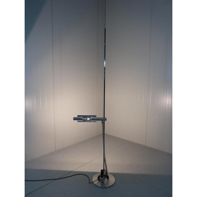 Silver Halo 250 Floor Lamp by Baltensweiler, Switzerland, 1980s For Sale - Image 8 of 18