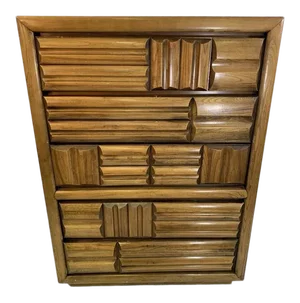 Lane Brutalist Chest of Drawers