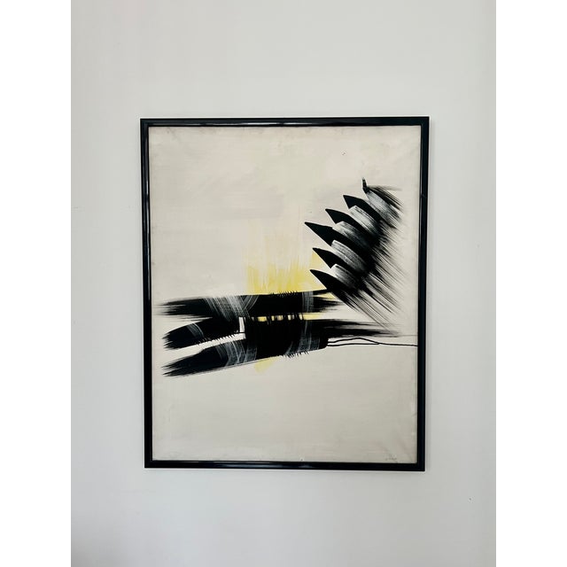 Italian Artist, Large Abstract Composition, Mid to Late 20th Century, Acrylic on Canvas For Sale - Image 13 of 13