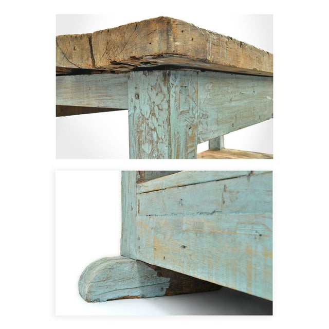 Wooden Coffee Table, 1940s For Sale - Image 3 of 8