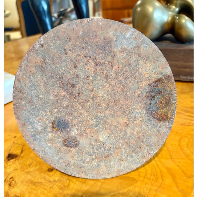 Abstract Steel Sculpture by Artist Simi Dabah, (8” High) For Sale - Image 9 of 11