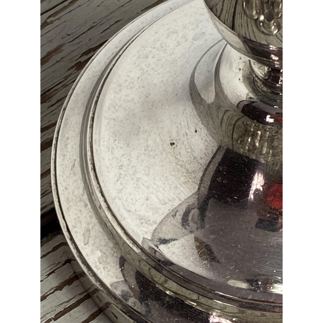 Silver-Plated Metal Candleholder from Christofle, France, 1890s For Sale - Image 10 of 18