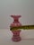 Victorian Cranberry Opalescent Coin Spot Vase Northwood Glass 6" Ruffled Rim Antique Eapg For Sale - Image 18 of 18