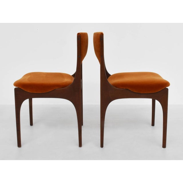 Rosewood Chairs Mod. Elisabetta by Sormani for Giuseppe Gibelli, Italy, 1961, Set of 6 , in Very Good conditions. Designed...