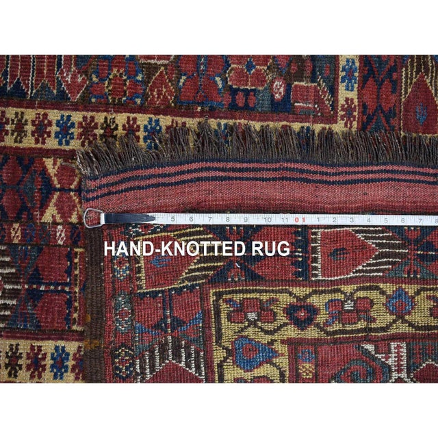 Islamic Doris Leslie Blau Antique Geometric Light Beige Rug - c. 1930 Beshir Sand For Sale - Image 3 of 11