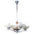 Art Deco Chandelier in Chromed Steel and Beech, Czech, 1920s For Sale - Image 14 of 14