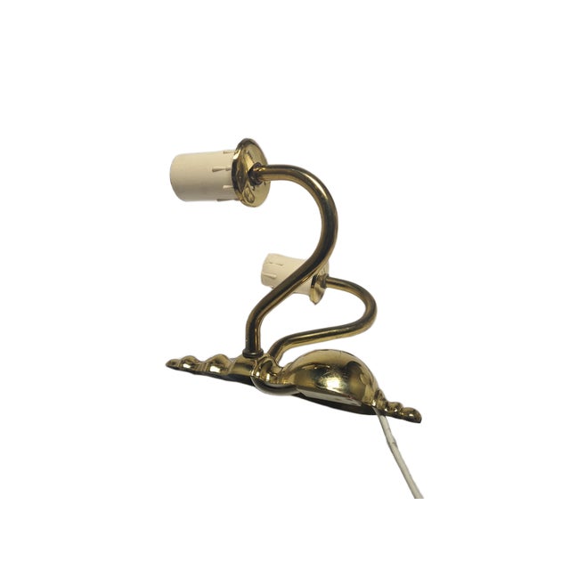 1970s Two-Armed Wall Lamp, Sweden, 1970s For Sale - Image 5 of 9