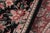 Textile Shabby Chic Floral 1990's Pak-Persian Black/Red Wool Rug - 9'3'' X 12'3'' For Sale - Image 7 of 9