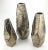 Contemporary Modern Origami Shaped Ceramic Vases Set of 3 For Sale - Image 3 of 7