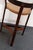 Pair of Danish Modern Rosewood and Leather Counter Stools by John Mortensen For Sale - Image 16 of 18