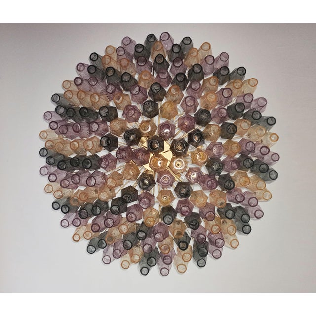 Murano Glass Chandelier in 185 Multicolored Glasses, 1990s For Sale - Image 9 of 18