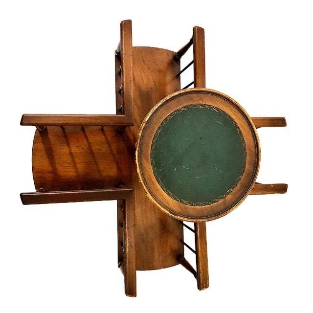 Signed Mid 20th Century Tabletop Revolving Book Rack, by Alfred Assid For Sale In San Francisco - Image 6 of 8