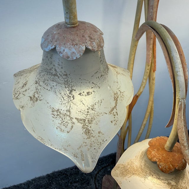 Gold Large Postmodern Luce Doro Series Antinea Floor Lamp in Murano Glass by Jean-François Crochet for Terzani, 1980s For Sale - Image 8 of 17