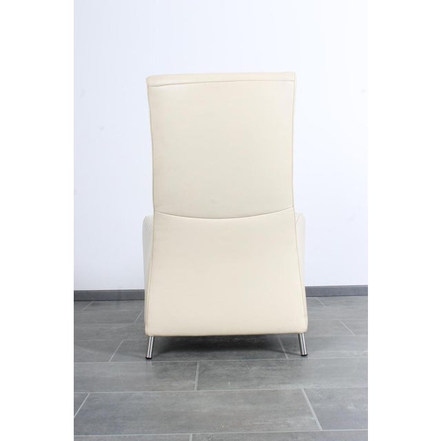 Vintage DS 264 White Leather Lounge Chair by Matthias Hoffmann for De Sede , 1990s For Sale - Image 6 of 18