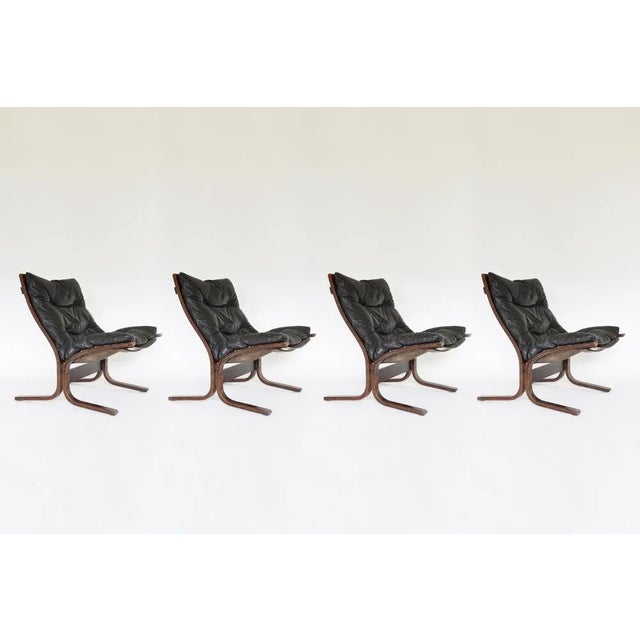 Vintage Siesta Chairs by Ingmar Relling for Westnofa, 1960s, Set of 4 For Sale - Image 3 of 11